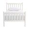 Alaterre Furniture Windsor Wood Slat Twin Bed, Driftwood White ANWI1031 - alternate 6